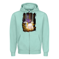 Seafoam Francis Bacon Screaming Pope painting art lover gift  1 Zipper Hoodie - tuanDangUi