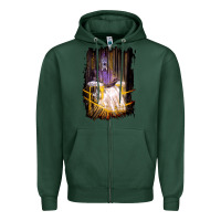Sports Green Francis Bacon Screaming Pope painting art lover gift  1 Zipper Hoodie - tuanDangUi