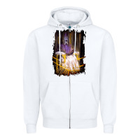 White Francis Bacon Screaming Pope painting art lover gift  1 Zipper Hoodie - tuanDangUi