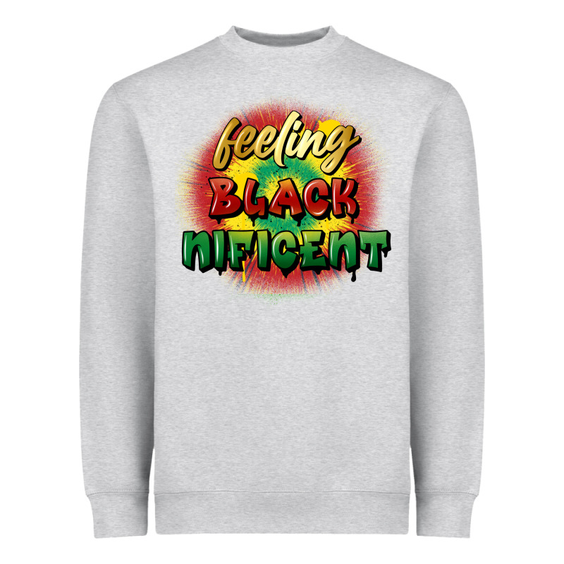 Feeling Blacknificent Heavyweight Sweatshirt by FaDigitalArtStudio | Teevron