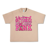 Burro In October We Wear Pink with Gnome Urban Heavy Tee - texasbilliewilder