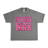Tornado In October We Wear Pink with Gnome Urban Heavy Tee - texasbilliewilder