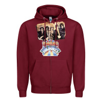 Burgundy the traveling wilburys Zipper Hoodie - tuanDangUi