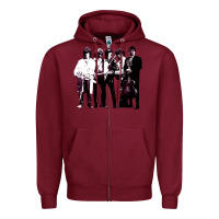 Burgundy traveling wilburys Zipper Hoodie - tuanDangUi