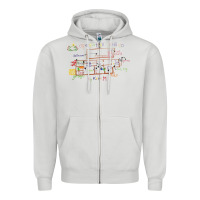 Dove Grey operation ho ho ho Zipper Hoodie - tuanDangUi