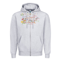Heather Grey operation ho ho ho Zipper Hoodie - tuanDangUi