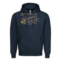 Navy operation ho ho ho Zipper Hoodie - tuanDangUi