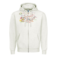 Oatmeal Heather operation ho ho ho Zipper Hoodie - tuanDangUi