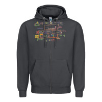 Smoke operation ho ho ho Zipper Hoodie - tuanDangUi