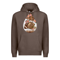 Coffee american football and western roses teardrop Premium Hoodie - BundleAndBundleShop