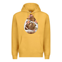 Mustard american football and western roses teardrop Premium Hoodie - BundleAndBundleShop