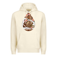 Sandshell american football and western roses teardrop Premium Hoodie - BundleAndBundleShop