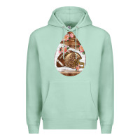 Seafoam american football and western roses teardrop Premium Hoodie - BundleAndBundleShop