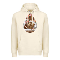 Tofu american football and western roses teardrop Premium Hoodie - BundleAndBundleShop