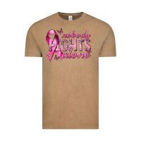 Vintage Coffee nobody fights alone cancer Vintage Tee - NancyCooperArtShop
