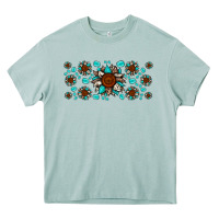Arona cowhide leopard sunflower gemstone Heavy Core Tee - JahusDesignShop