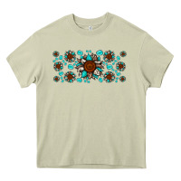 Mossy cowhide leopard sunflower gemstone Heavy Core Tee - JahusDesignShop