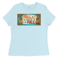 Baby Blue fall sweet fall license plate Ladies Tee - BundleAndBundleShop