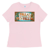 Bubblegum Pink fall sweet fall license plate Ladies Tee - BundleAndBundleShop