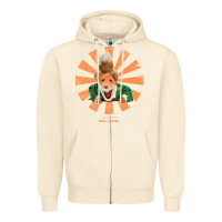 Sandshell basil brush retro japanese Zipper Hoodie - tuanDangUi