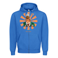 True Royal basil brush retro japanese Zipper Hoodie - tuanDangUi