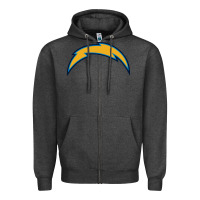 Charcoal Heather chargers Zipper Hoodie - tuanDangUi
