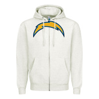 Oatmeal Heather chargers Zipper Hoodie - tuanDangUi