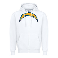 White chargers Zipper Hoodie - tuanDangUi