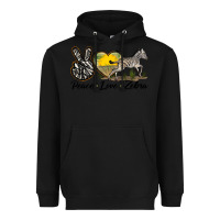 Black peace love zebra Heavyweight Hoodie - LillyAllenDesigns