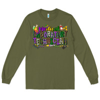 Army Green medical laboratory technician mardi gras Long Sleeve Tee - CowGirlArtShop
