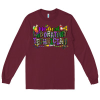 Burgundy medical laboratory technician mardi gras Long Sleeve Tee - CowGirlArtShop