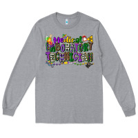 Heather Grey medical laboratory technician mardi gras Long Sleeve Tee - CowGirlArtShop
