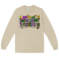 Mushroom medical laboratory technician mardi gras Long Sleeve Tee - CowGirlArtShop