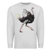 Dove Grey Ostrich Premium Sweatshirt - LillyAllenDesigns