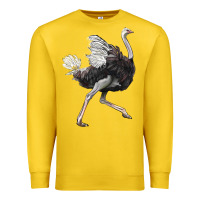Lemon Ostrich Premium Sweatshirt - LillyAllenDesigns