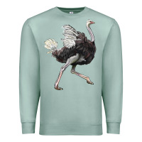 Seafoam Ostrich Premium Sweatshirt - LillyAllenDesigns