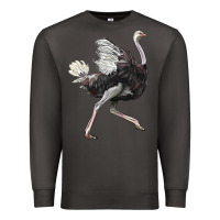 Smoke Ostrich Premium Sweatshirt - LillyAllenDesigns