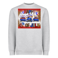 Western Happy Fourth Of July Heavyweight Sweatshirt | Teevron