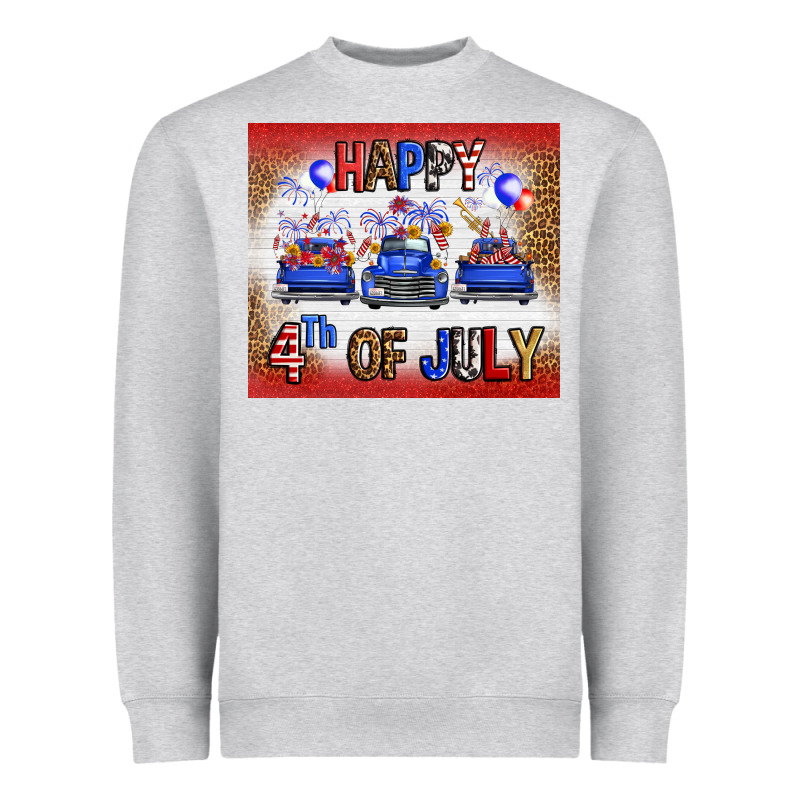 Western Happy Fourth Of July Heavyweight Sweatshirt by FaDigitalArtStudio | Teevron