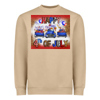 Mushroom Western Happy Fourth Of July Heavyweight Sweatshirt - FaDigitalArtStudio