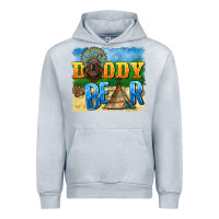 Heather Grey daddy bear native Urban Hoodie - BarkalooDesign