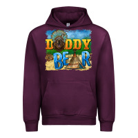 Mauve Wine daddy bear native Urban Hoodie - BarkalooDesign