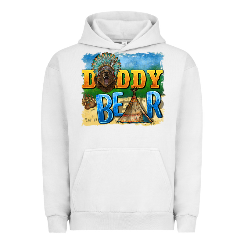 Daddy Bear Native Urban Hoodie by BarkalooDesign | Teevron