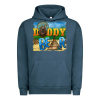 Pigment Midnight Navy daddy bear native Urban Hoodie - BarkalooDesign