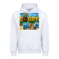 White daddy bear native Urban Hoodie - BarkalooDesign