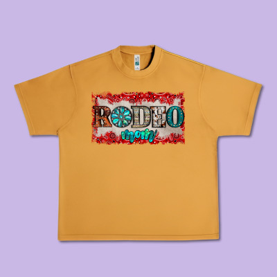 Rodeo Mom Urban Heavy Tee Designed By Jahusdesignshop