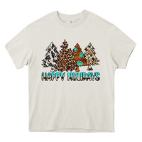Happy Holidays Trees Heavy Core Tee | Teevron