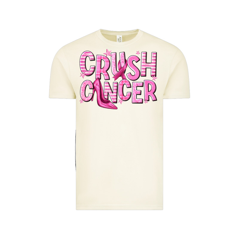 Crush Cancer Vintage Tee by NancyCooperArtShop | Teevron