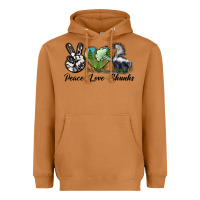 Meerkat Peace Love Skunks Heavyweight Hoodie - LillyAllenDesigns