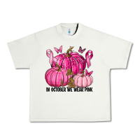 Pistachio In October We Wear Pink with Pumpkin Urban Heavy Tee - texasbilliewilder
